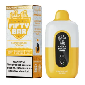 Lemon Cake Dough Disposable Vape (20000 Puffs) by Hidden Hills x Fifty Bar