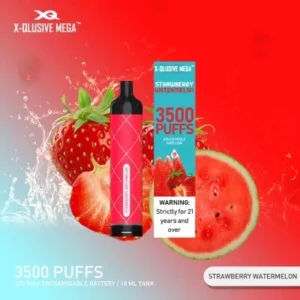 X-QLUSIVE MEGA STRAWBERRY WATERMELON – 3500 PUFFS