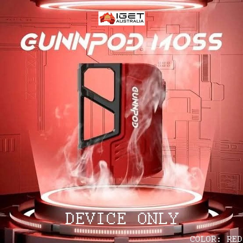 GUNNPOD MOSS – 8000 – “Device Only” – RED