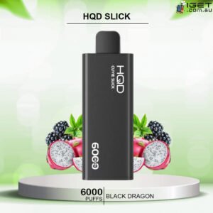 HQD SLICK BLACK DRAGON – 6000 PUFFS