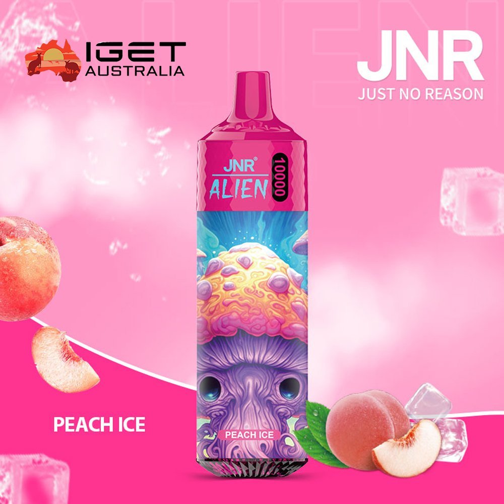 JNR ALIEN PEACH ICE – 10000 PUFFS