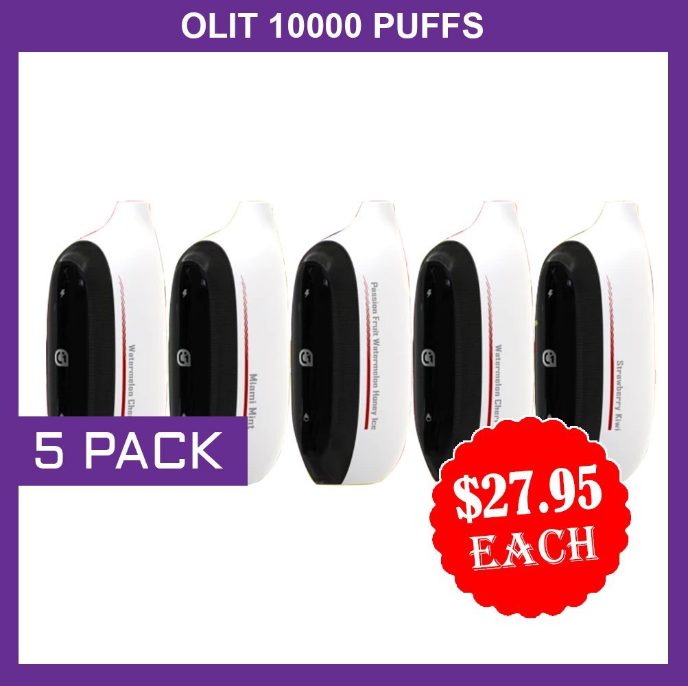 OLIT 10000 PUFFS – 5 PACK